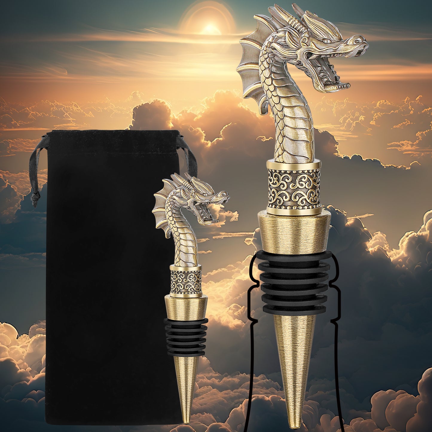 Multi Functional Faucet Bottle Opener, Red Wine Stopper With Can Opener, Champagne Preservation Bottle Stopper, Suitable For Kitchen, Restaurant, Bar, Party, Holiday Exclusive Gift Bag