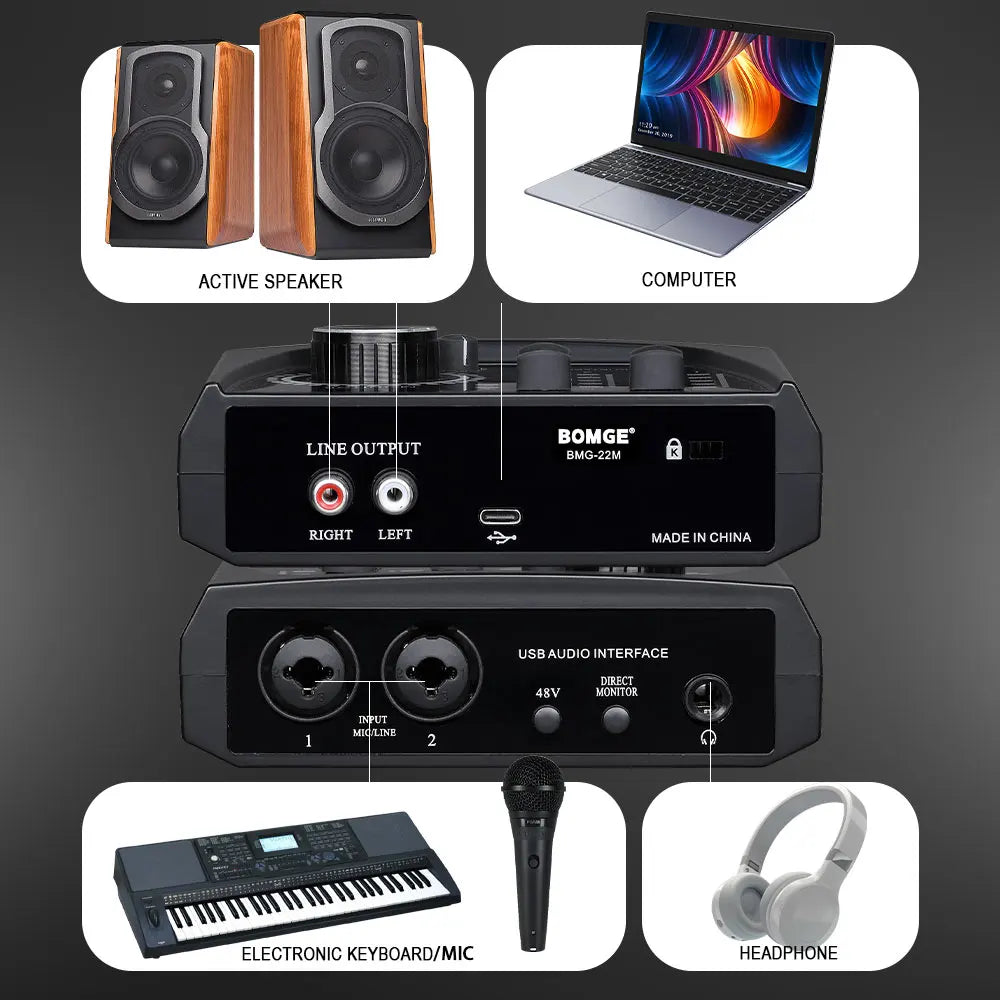 Mini 2-Channel USB Audio Interface