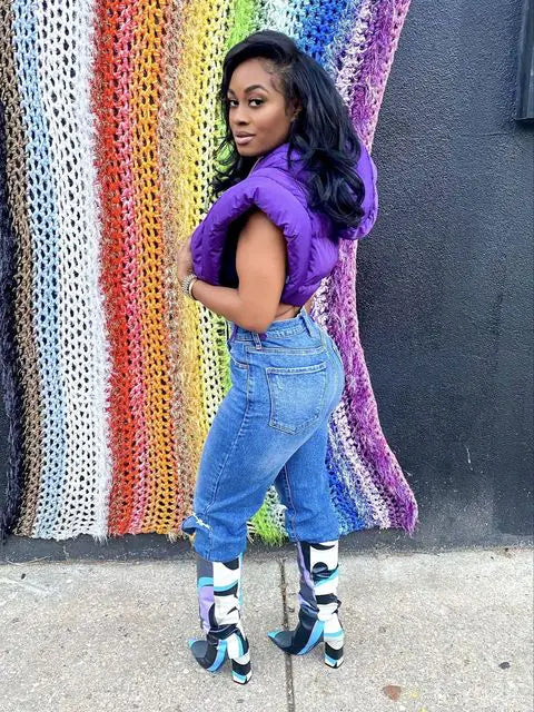 Hooded Jacket with Side Slits