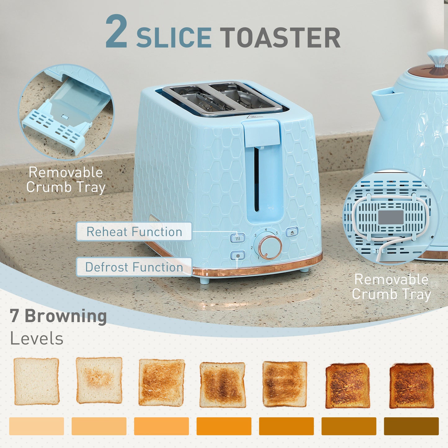 Kettle and Toaster Set