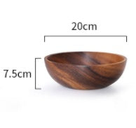 Kitchen Natural Wooden Fruit Bowl