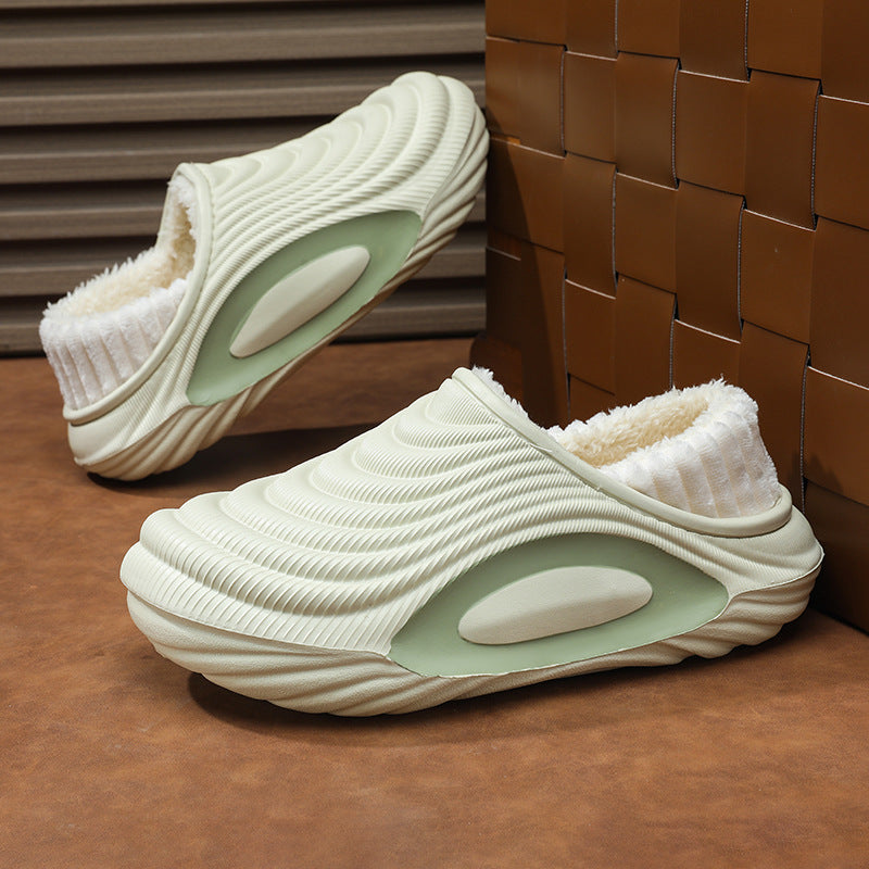 New Waterproof Cotton Slippers For Men Winter Outdoor Wear