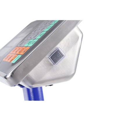 300KG/661lb LCD Digital Personal Floor Postal Platform Scale Blue