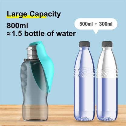 800ml Dogs Water Bottle, Portable ,High Capacity, Leakproof