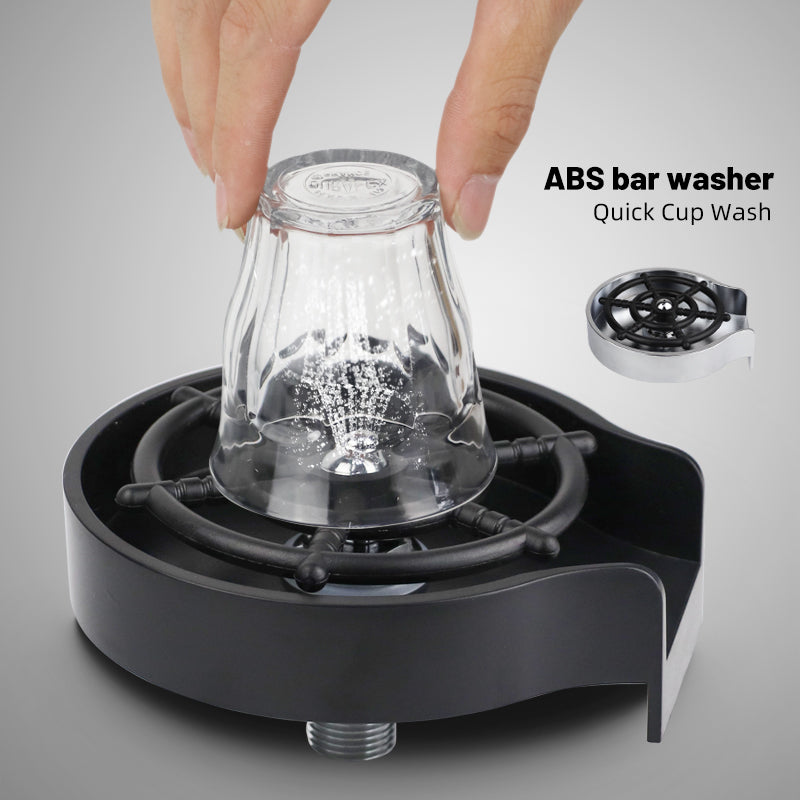 Bar Counter Cup/Glass  Washer Sink High-pressure Spray Automatic Faucet Coffee Pitcher Wash Cup Tool Kitchen