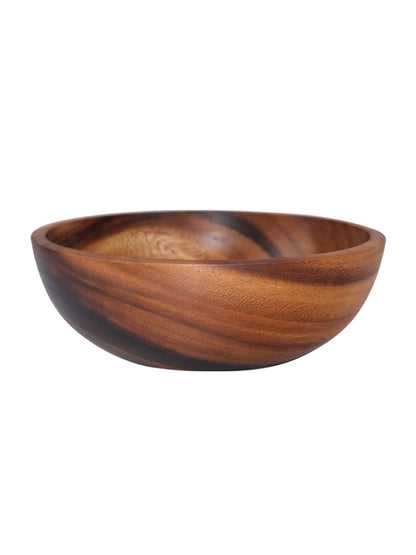 Kitchen Natural Wooden Fruit Bowl