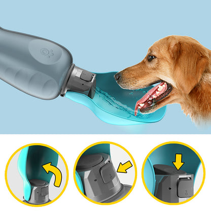 800ml Dogs Water Bottle, Portable ,High Capacity, Leakproof