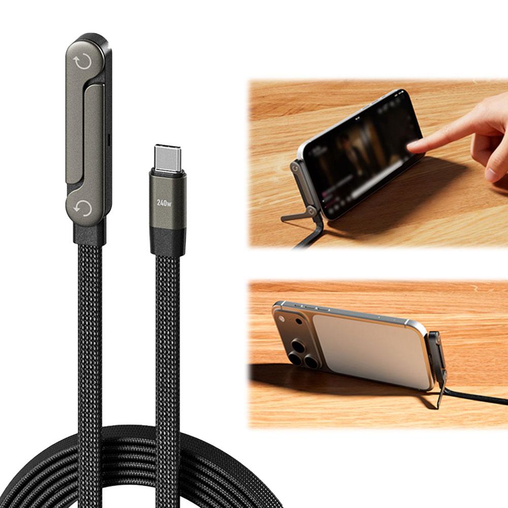 Fast Charging Foldable Bracket Data Cable fast charging