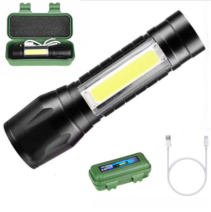 Mini LED COB Flashlight Torch