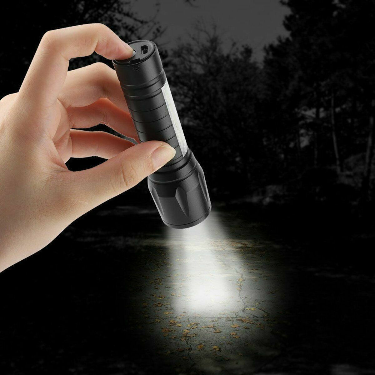 Mini LED COB Flashlight Torch