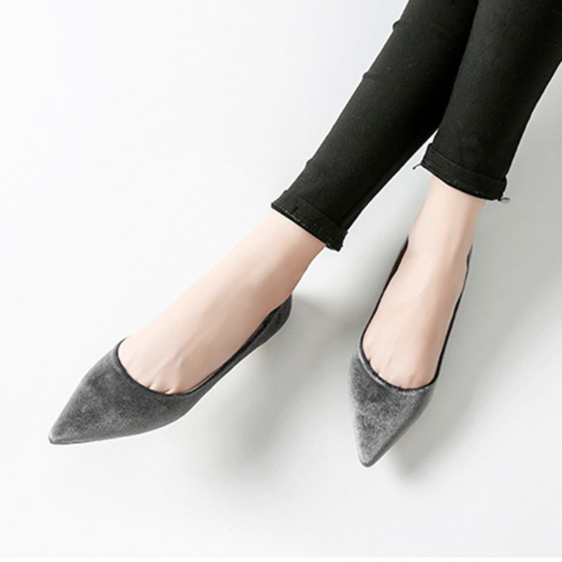 Comfortable Pointed-toe Shallow Mouth Single Shoes Women