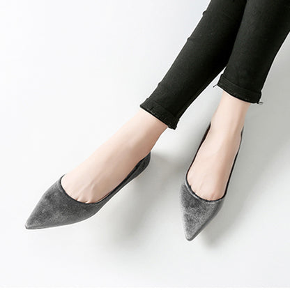 Comfortable Pointed-toe Shallow Mouth Single Shoes Women