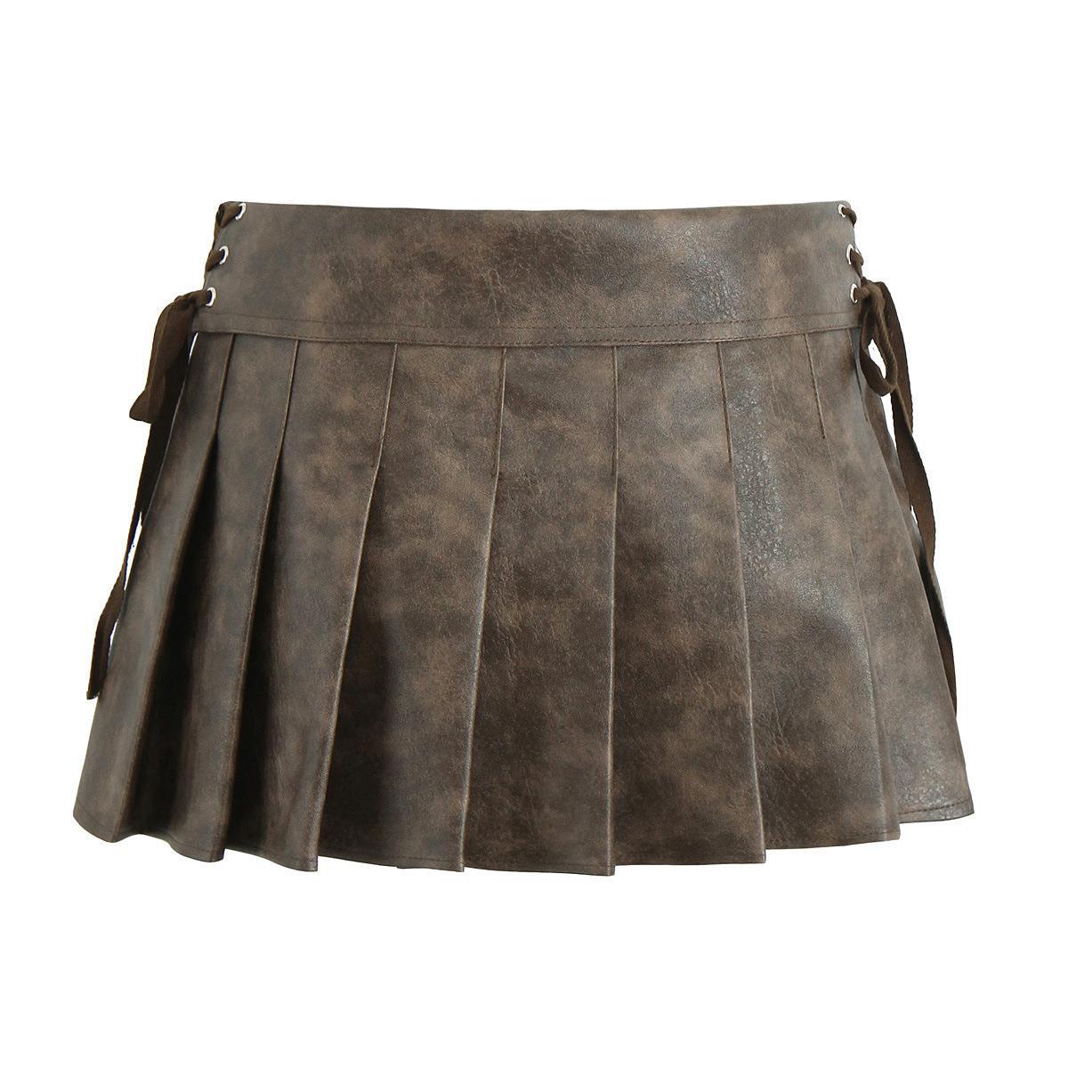 Fashion French Tether Pleated Skirt Women