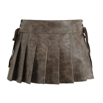 Fashion French Tether Pleated Skirt Women