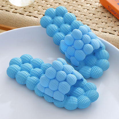 Home Slippers Sandals Thick-soled Lychee Slippers