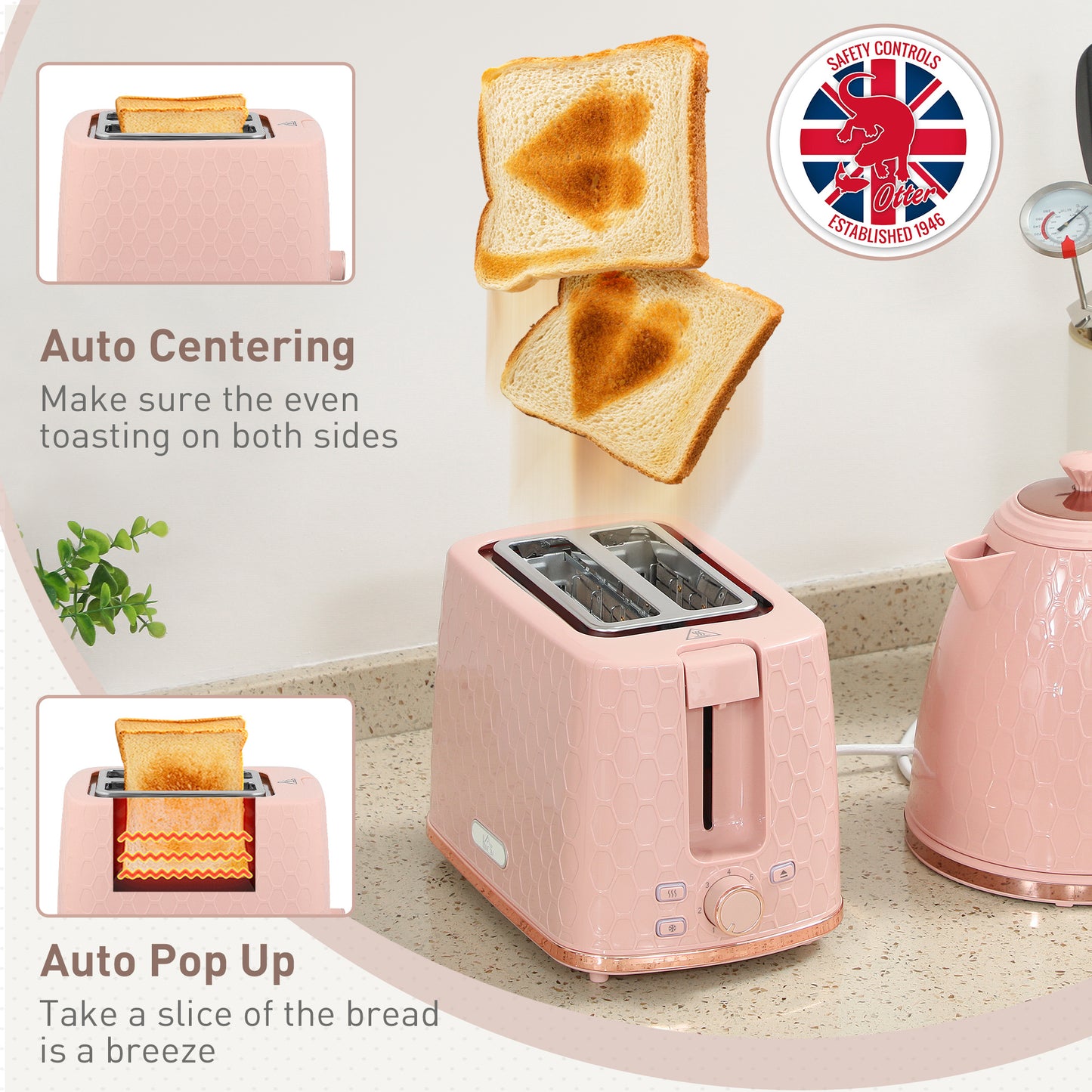 Kettle and Toaster Set