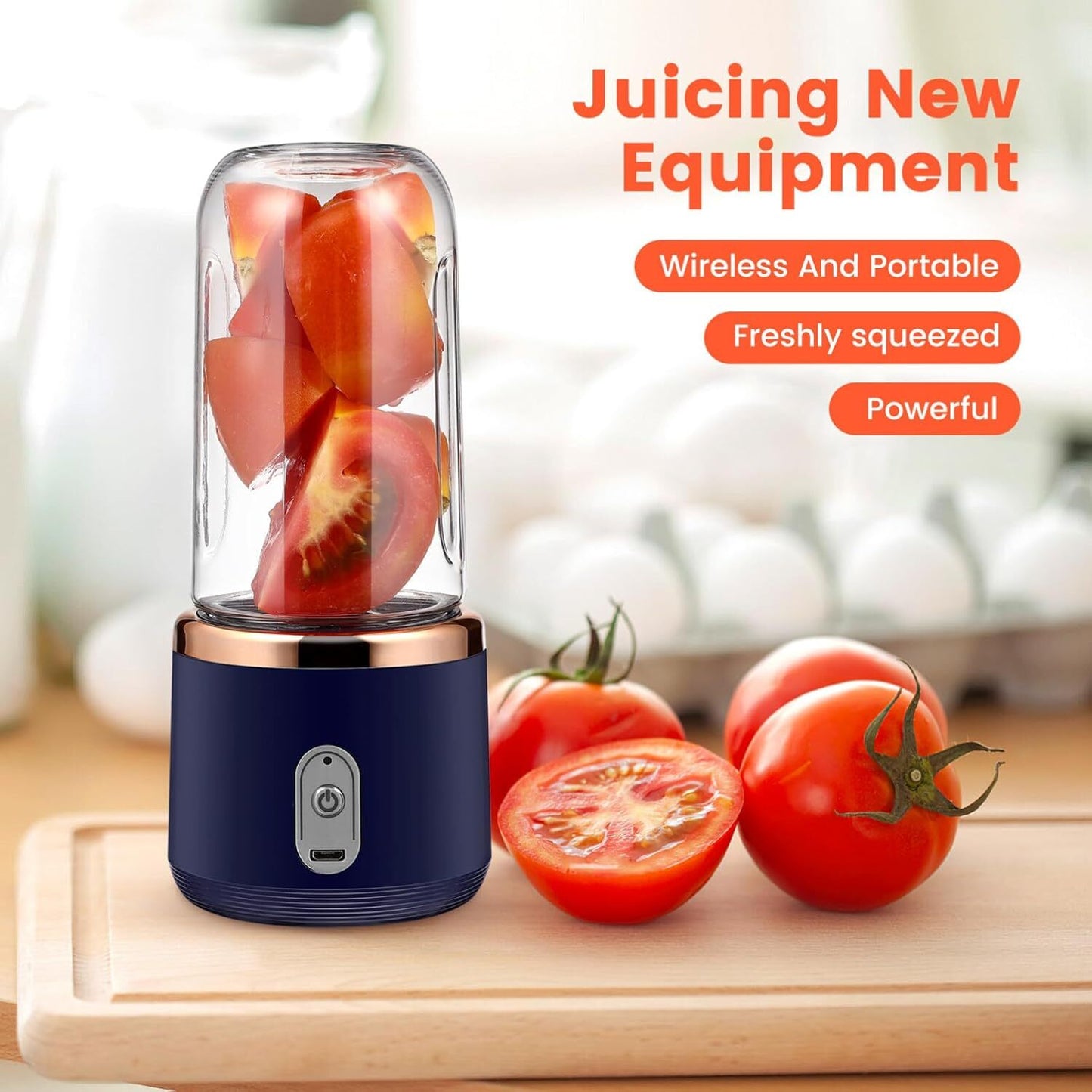 Rechargeable Electric Fruit Juice Maker Portable Blender Smoothie Juicer Machine