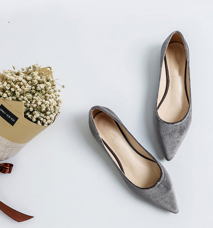 Comfortable Pointed-toe Shallow Mouth Single Shoes Women