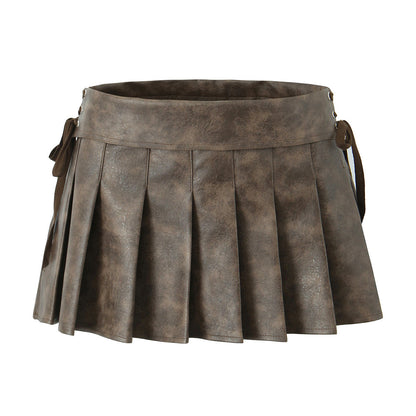 Fashion French Tether Pleated Skirt Women