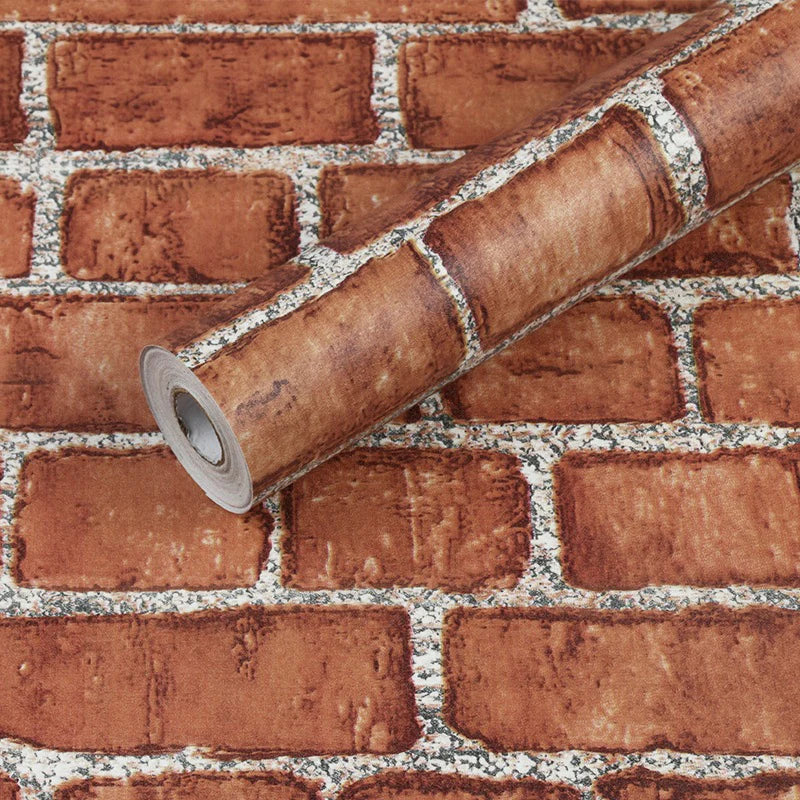 Self-Adhesive Brick PVC Wallpaper 45CM