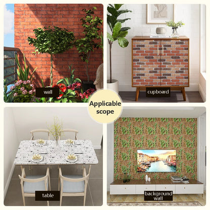 Self-Adhesive Brick PVC Wallpaper 45CM