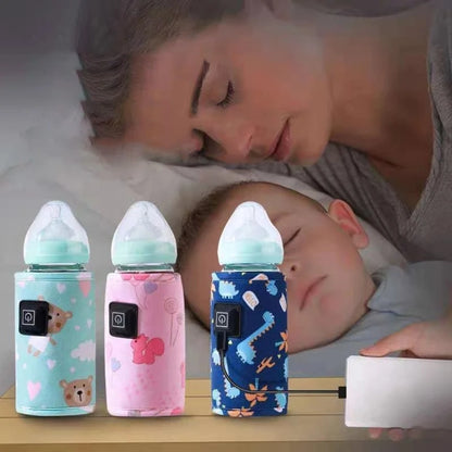 Portable USB Baby Bottle Warmer Travel Milk Warmer