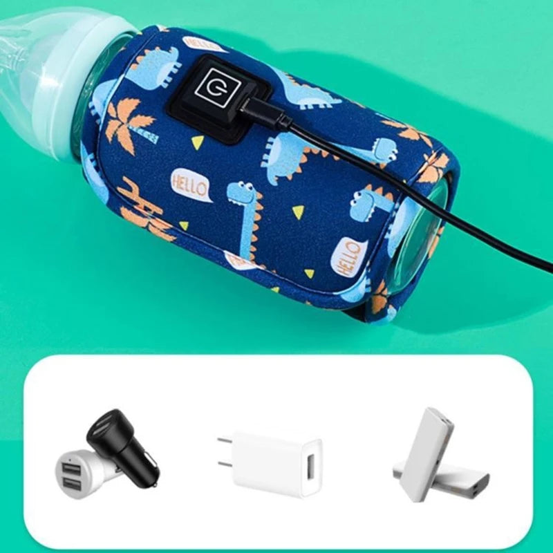Portable USB Baby Bottle Warmer Travel Milk Warmer