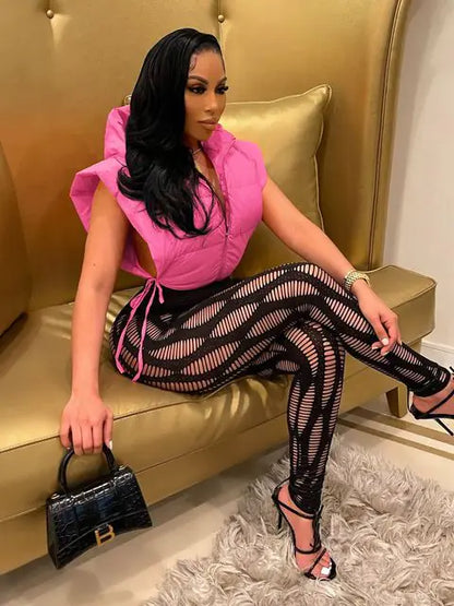 Hooded Jacket with Side Slits