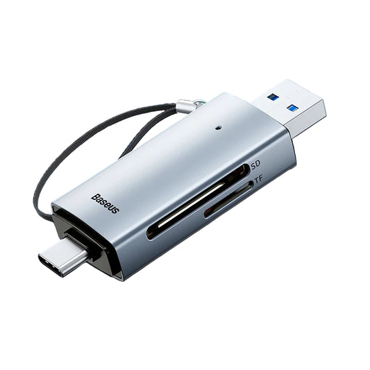 USB C & USB 3.0 Card Reader SD/TF
