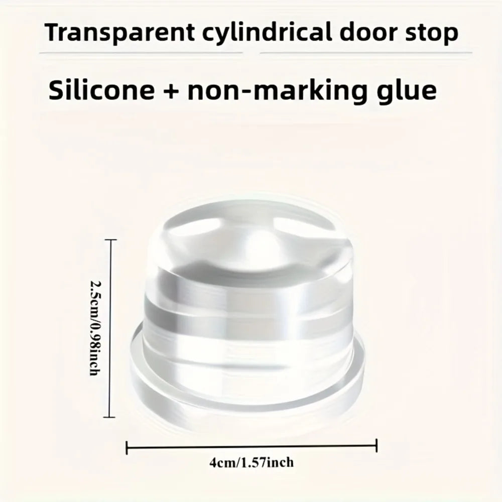 Transparent Silicone Door Stopper