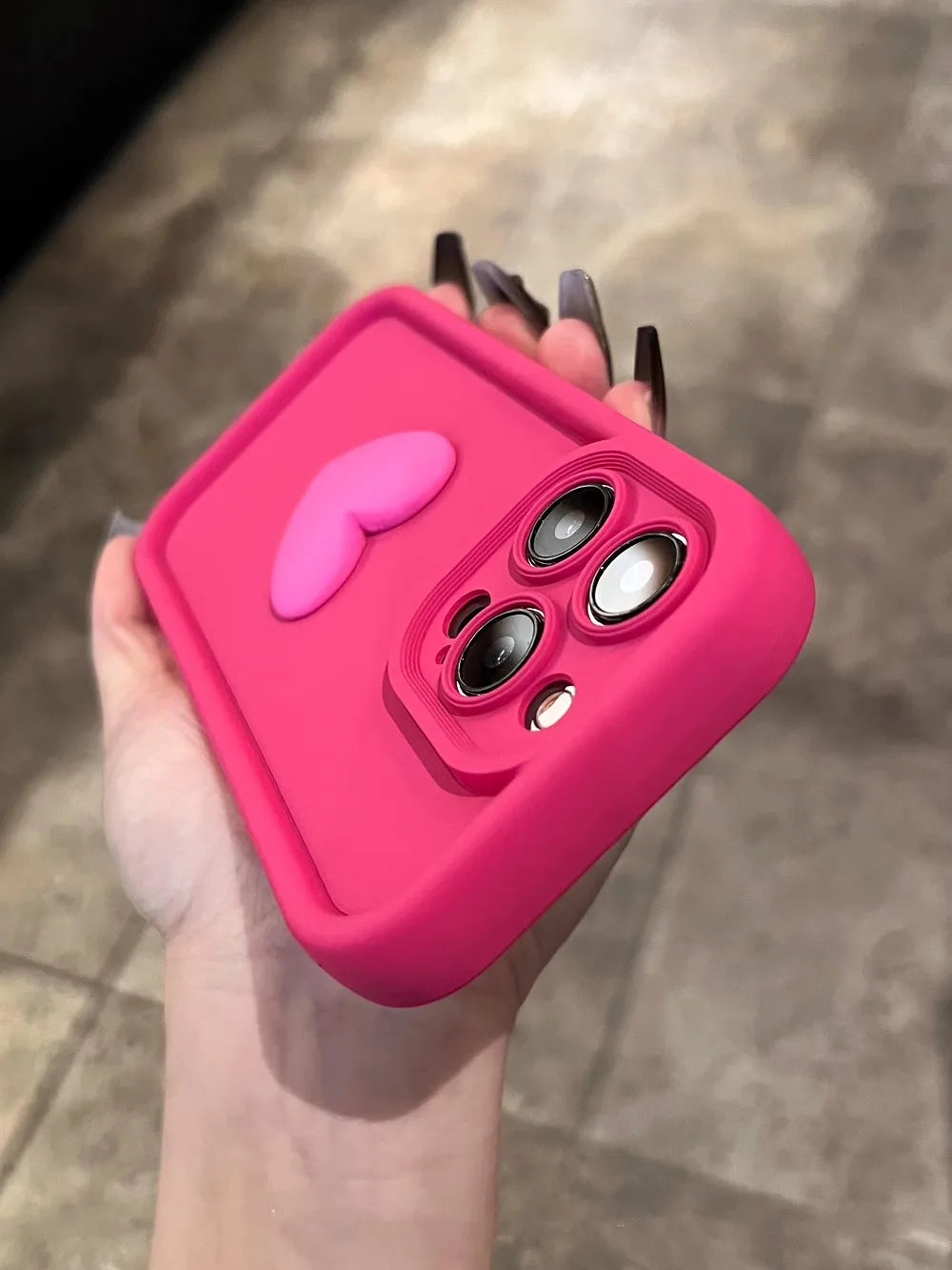 Wine Red Love Liquid Silicon Case for iphone 16 15 14 13 12 11 pro max plus x xs xr Camera protection soft back cover coffee