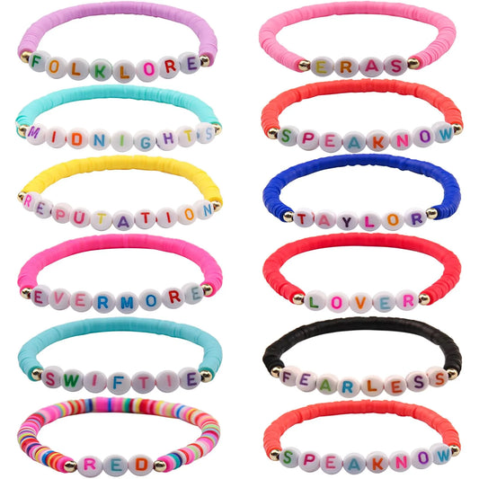 Bracelets Fashion Basics And Versatile Inspiration Couple Bracelet Letter Printed Beaded Bracelet