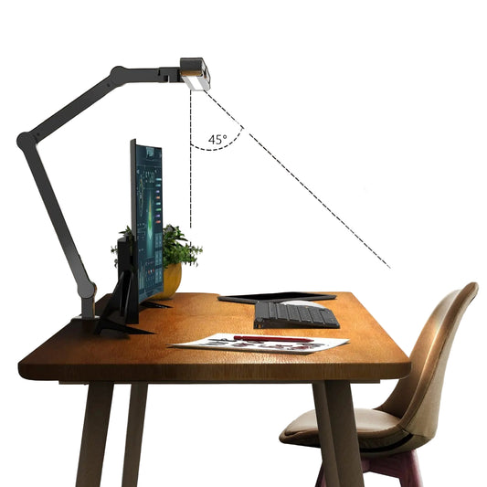 LED Desk Lamp with Clamp 24W