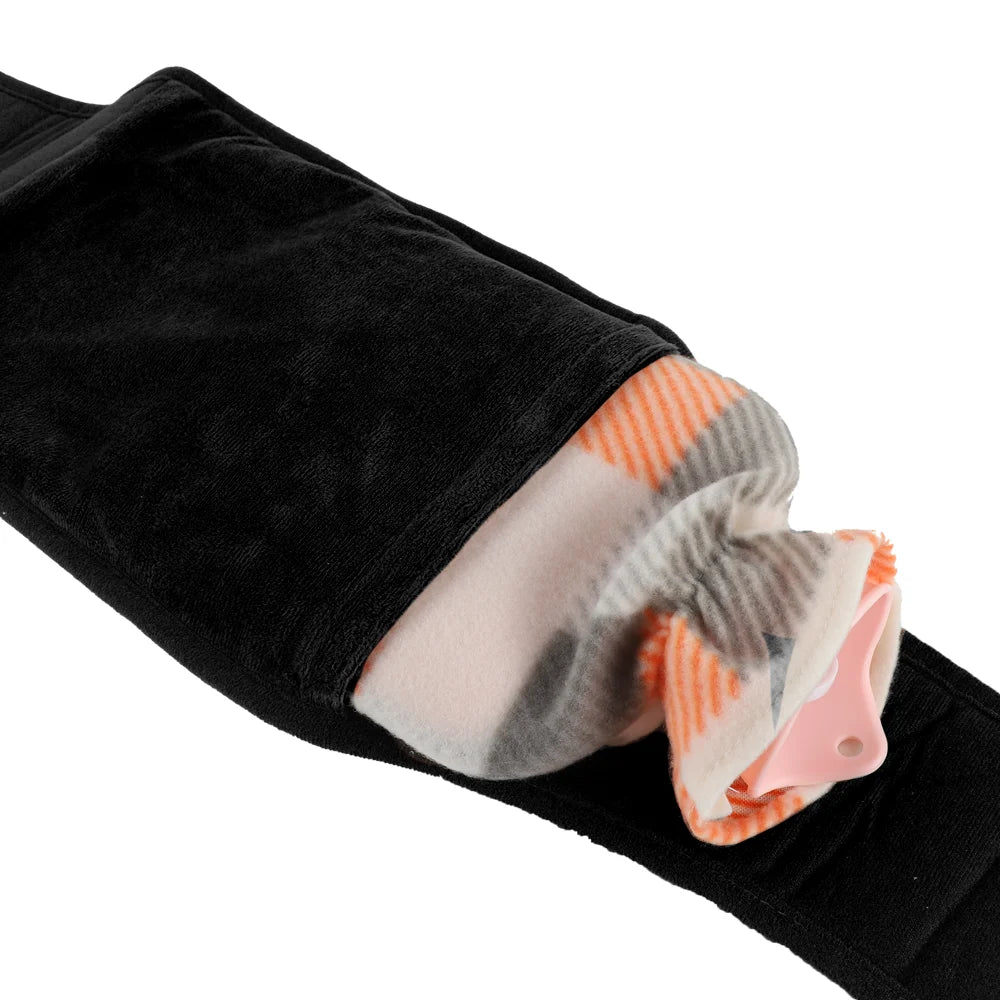 1000ml Hot Water Bottle Bag With Warm Pouch Waist Cover Belt Warmer Waist Bag