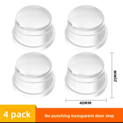 Transparent Silicone Door Stopper