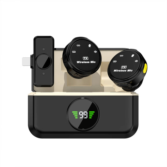 Wireless Dual Lavalier Microphone