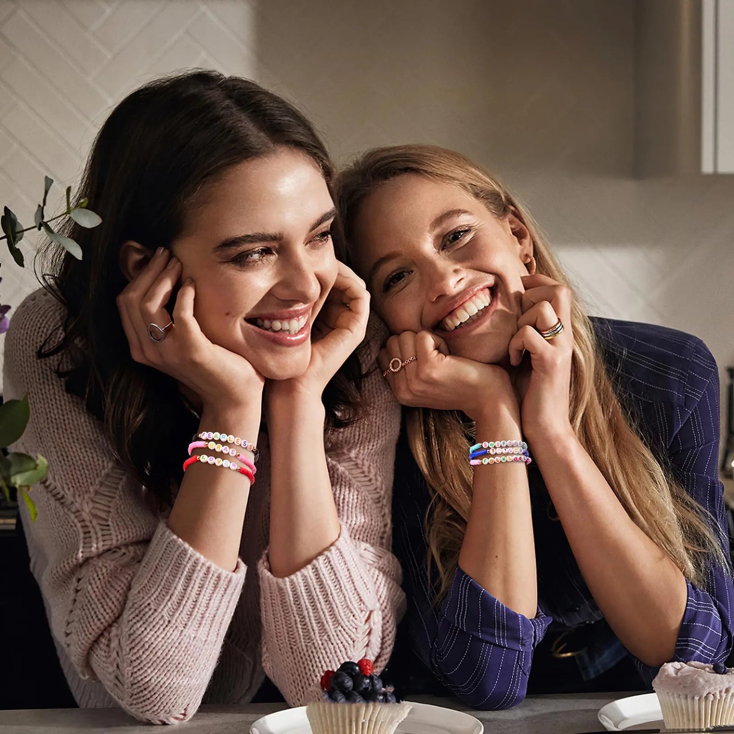 Bracelets Fashion Basics And Versatile Inspiration Couple Bracelet Letter Printed Beaded Bracelet