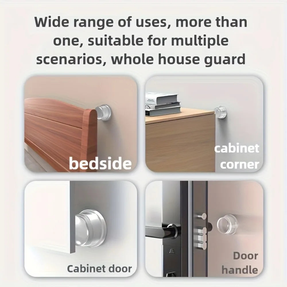 Transparent Silicone Door Stopper