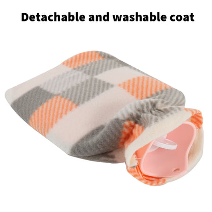 1000ml Hot Water Bottle Bag With Warm Pouch Waist Cover Belt Warmer Waist Bag