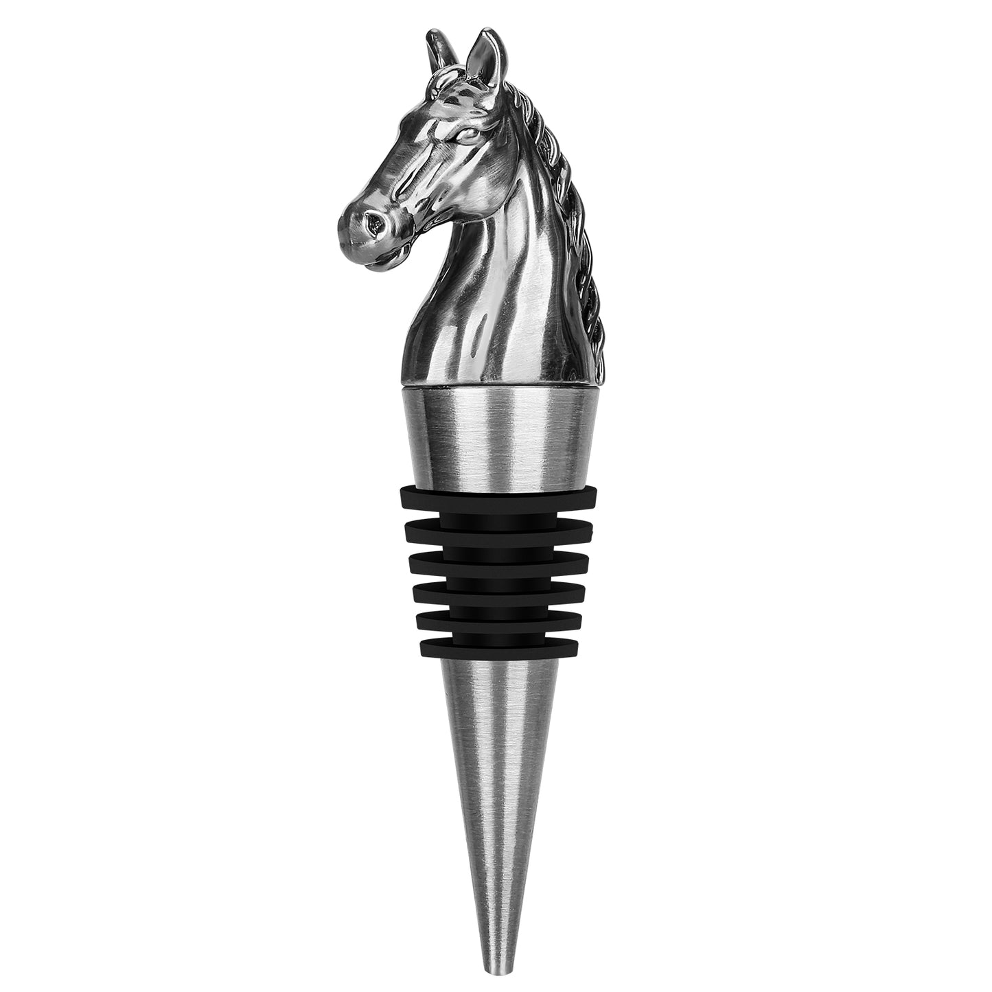 Luxury Horse Head Wine Bottle Stopper Animal-shaped Wine Stopper For Preserving Red Wine, A Kitchen Storage Gift, A Birthday Gift For Universal Wine Preservation Supplies.