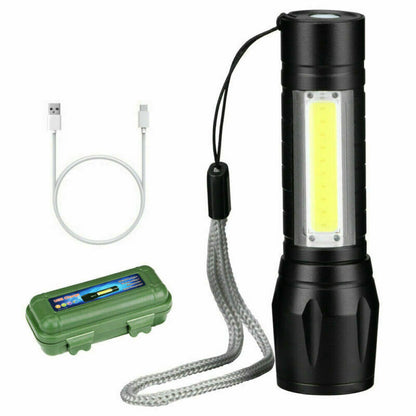 Mini LED COB Flashlight Torch