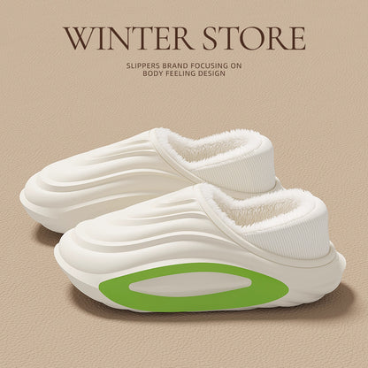 Thick-soled Waterproof Non-slip Fleece-lined Insulated Cotton Shoes Unisex