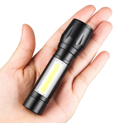 Mini LED COB Flashlight Torch