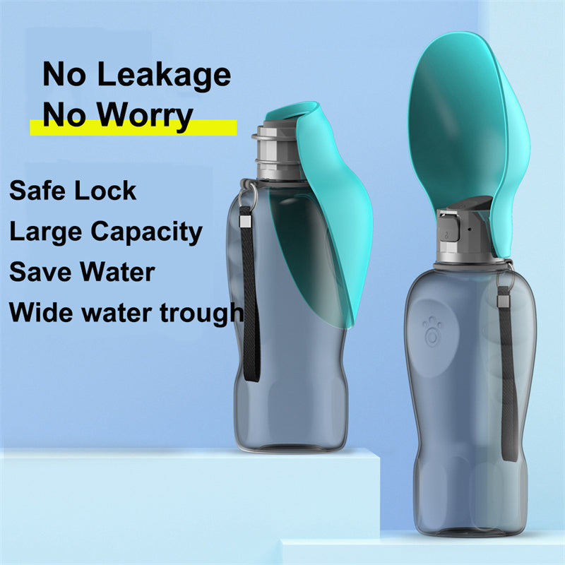 800ml Dogs Water Bottle, Portable ,High Capacity, Leakproof