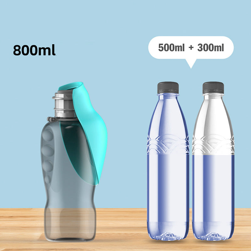 800ml Dogs Water Bottle, Portable ,High Capacity, Leakproof