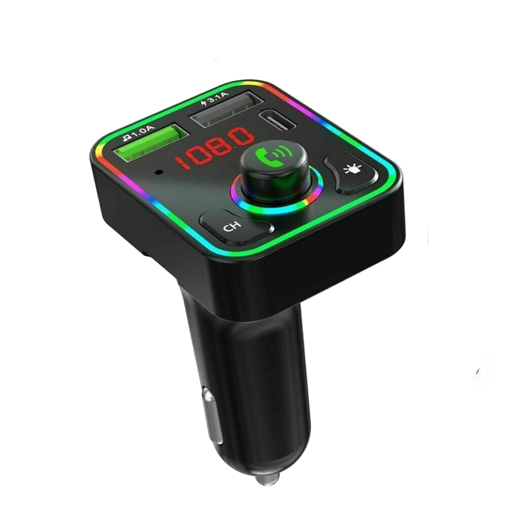 Car Bluetooth FM Transmitter USB Charger