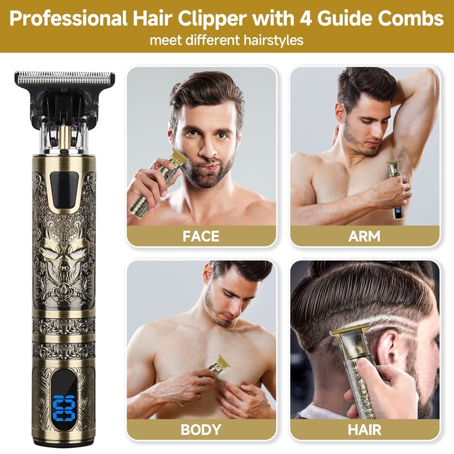 Beard Trimmer Hair Cutting Kit