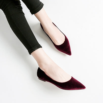 Comfortable Pointed-toe Shallow Mouth Single Shoes Women