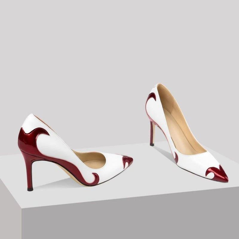 Small Niche High Heels With Pointed Toes And Thin Heels
