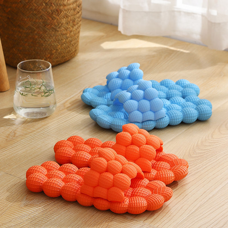 Home Slippers Sandals Thick-soled Lychee Slippers